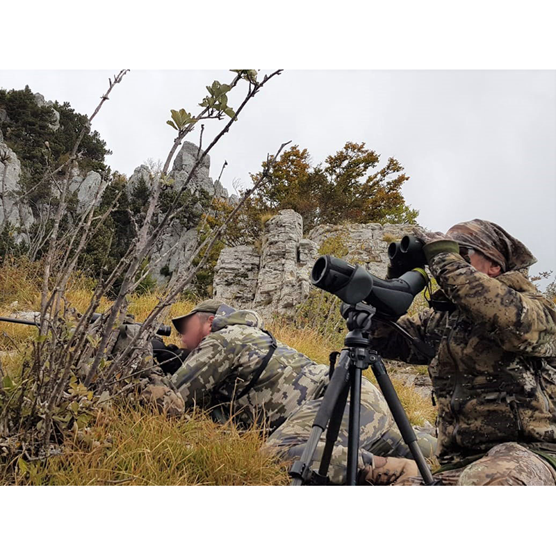 Hunters in the Vercors Valley in France