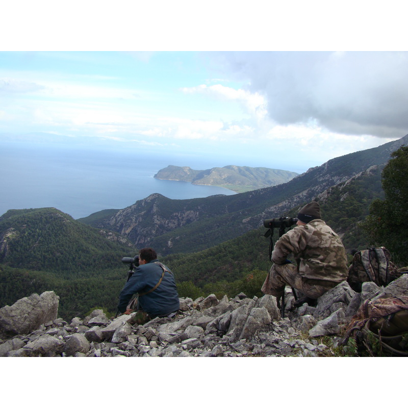 Chasseurs en observation en Turquie