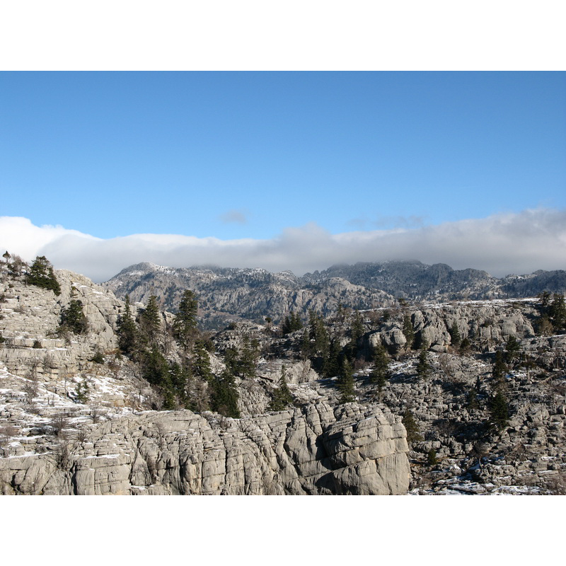 Paysages de montagne sur une zone de chasse en Turquie